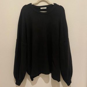 Perfect Crew Sweater in Noir